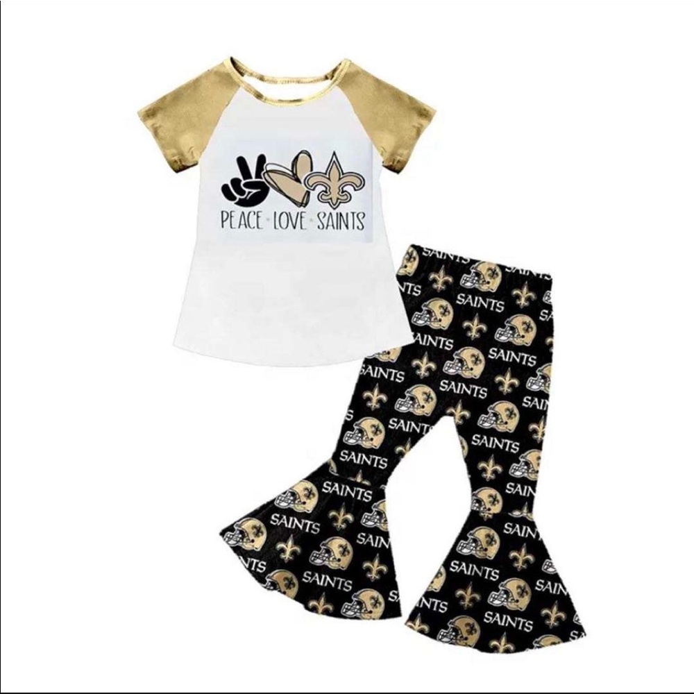 New Orleans Saints 2 piece outfit
